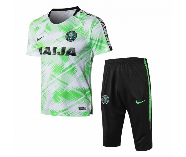 Nigeria Green Short Training Technical Soccer Tracksuit 2018/19