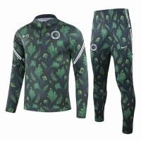 Nigeria Training Technical Soccer Tracksuit Deep Green 2020 2021