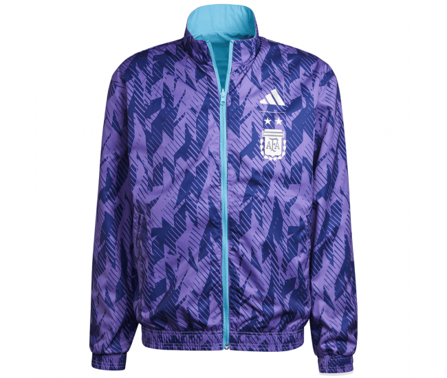 Argentina Mens Reversible Anthem Football Jacket 2022-23