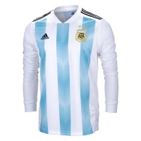Argentina 2018 Home Long Sleeve Jersey