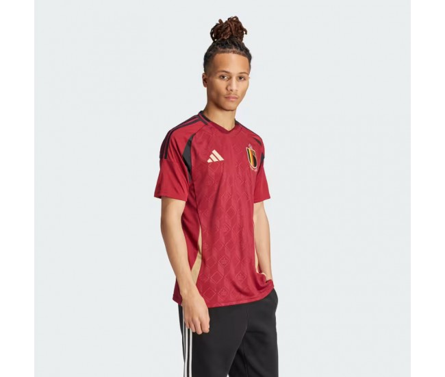 Belgium Mens Home Authentic Jersey 24-25
