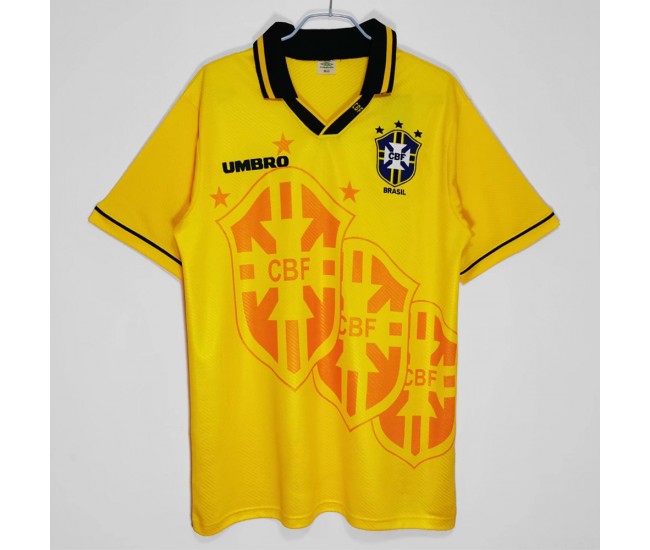 Brazil Home Retro Jersey 1993-1994