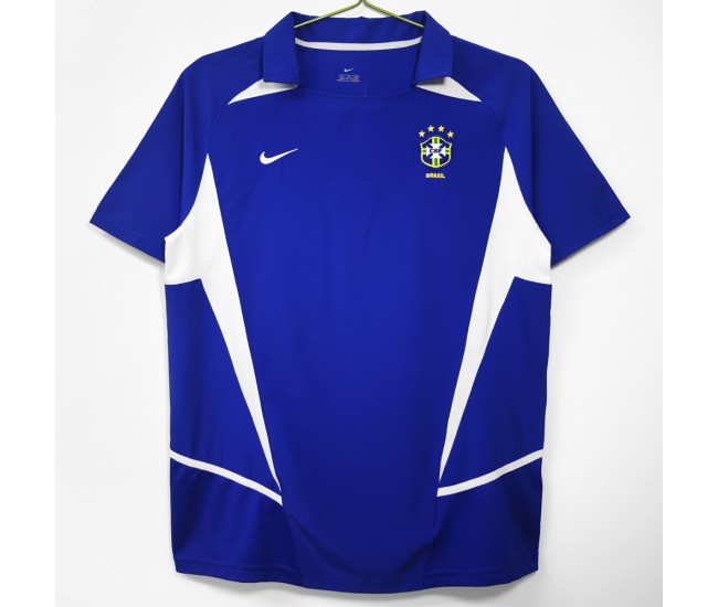 Brazil Away Retro Jersey 2002