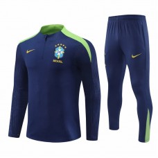 Brazil National Team Mens Navy Training Technical Football Tracksuit 2023-24