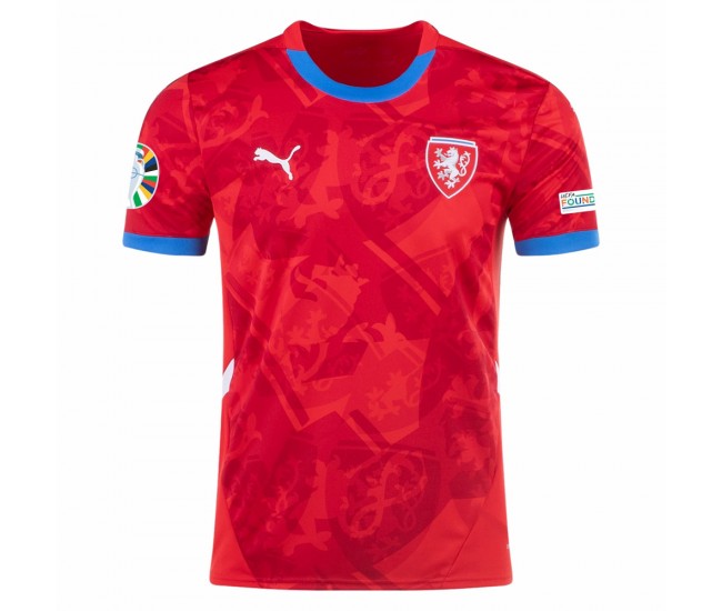 Czechia Mens Euro 2024 Home Jersey
