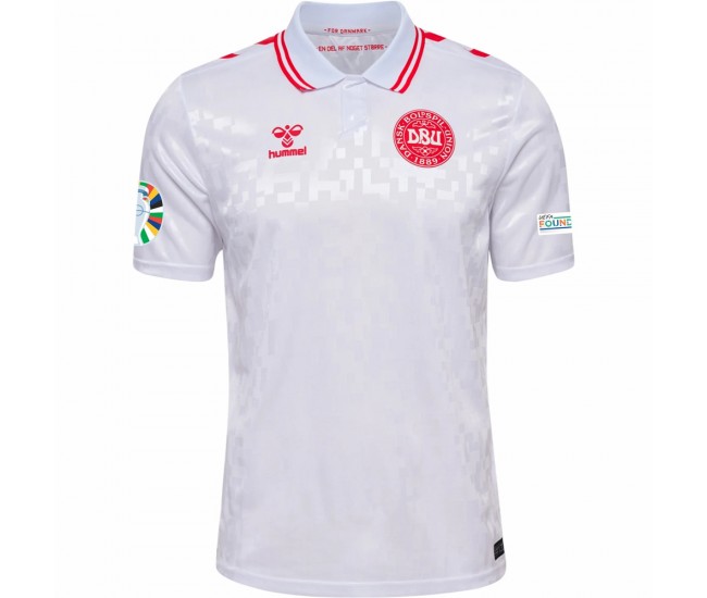 Denmark Mens Euro 2024 Away Jersey