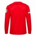 Denmark Mens Euro 2024 Home Long Sleeve Jersey