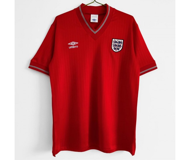 England Away Retro Jersey 1984-1987
