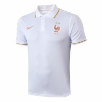 France White Polo Shirt 2019 2020