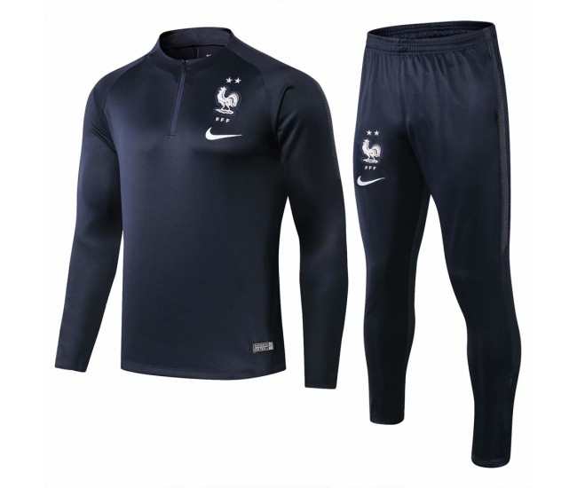 France Navy Training Technical Soccer Tracksuit 2019/20