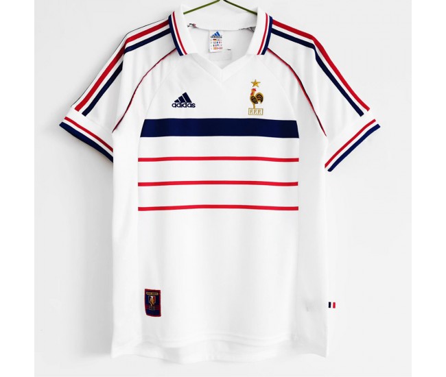 France Away Retro Jersey 1998