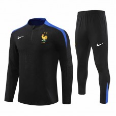 France National Team Mens Black Training Technical Football Tracksuit 2024-25