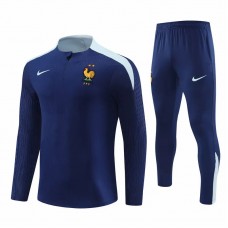 France National Team Mens Navy Training Technical Football Tracksuit 2024-25