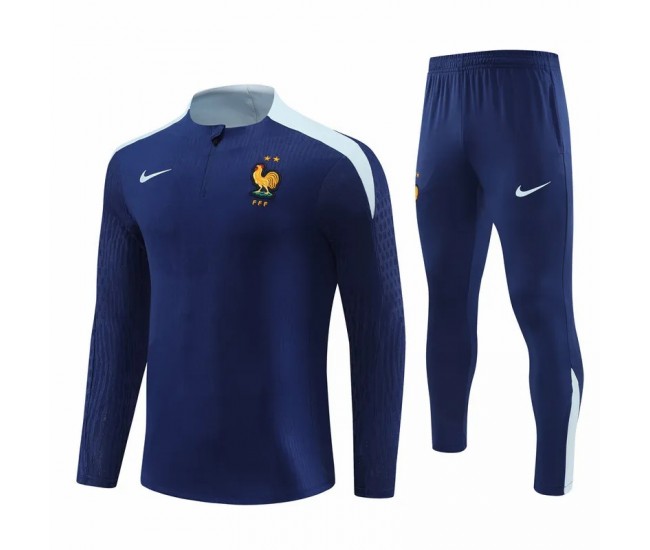 France National Team Mens Navy Training Technical Football Tracksuit 2024-25