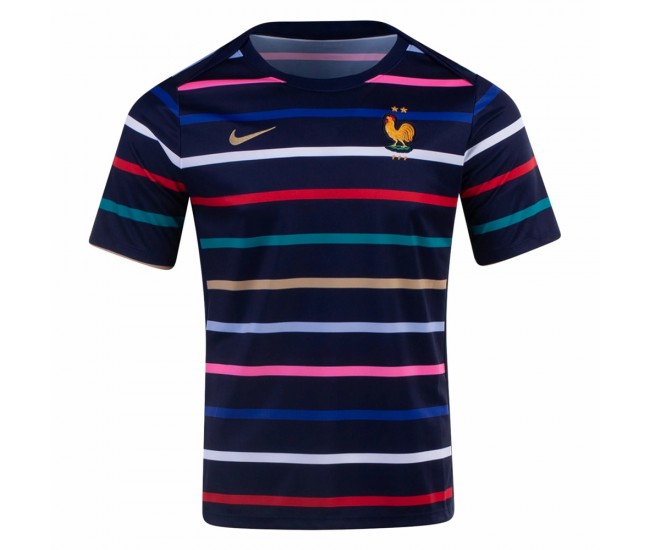 France Mens Pre Match Training Jersey 24-25