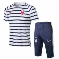 France Stripe Training Technical Soccer Short Tracksuit 2018/19