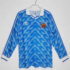 Germany Long Sleeve Home Retro Jersey 1988 