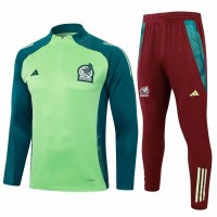 Mexico Mens Green Training Technical Football Tracksuit 2024-25