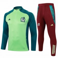 Mexico Mens Green Training Technical Football Tracksuit 2024-25