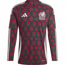 Mexico Mens Home Long Sleeve Jersey 24-25