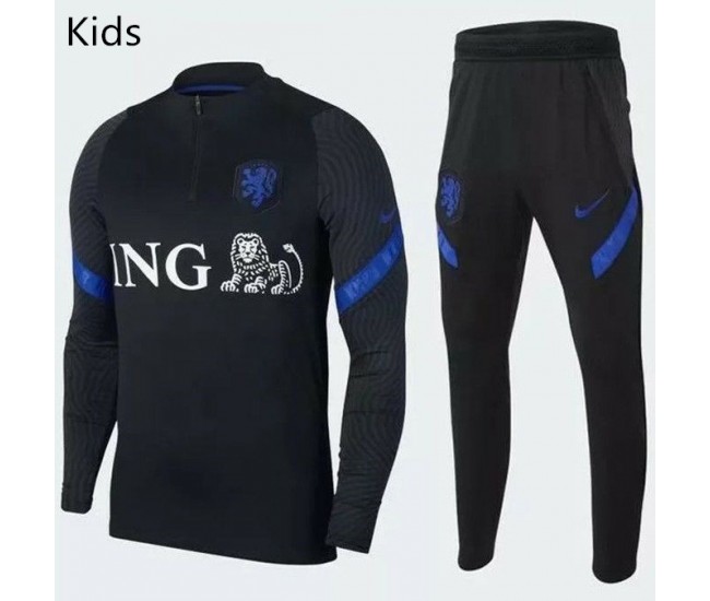 Netherlands Training Technical Soccer Tracksuit Kids 2020 2021