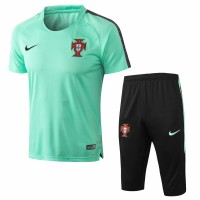 Portugal Team Short Green Tech Training Soccer Tracksuit 2018/19