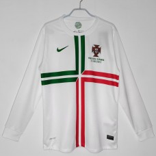 Portugal Long Sleeve Away Retro Jersey 2012-2013