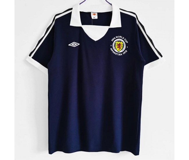 Scotland Home Retro Jersey 1978