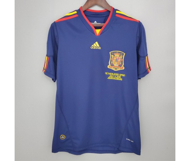Spain Away Retro Jersey 2010