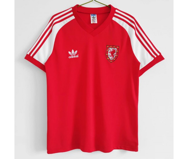Wales Home Retro Jersey 1982 