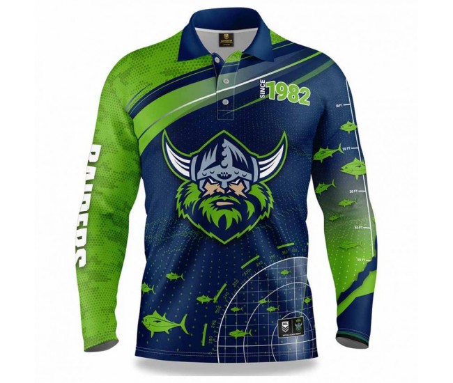 Canberra Raiders 2022 Men's Fishfinder Fishing Shirt